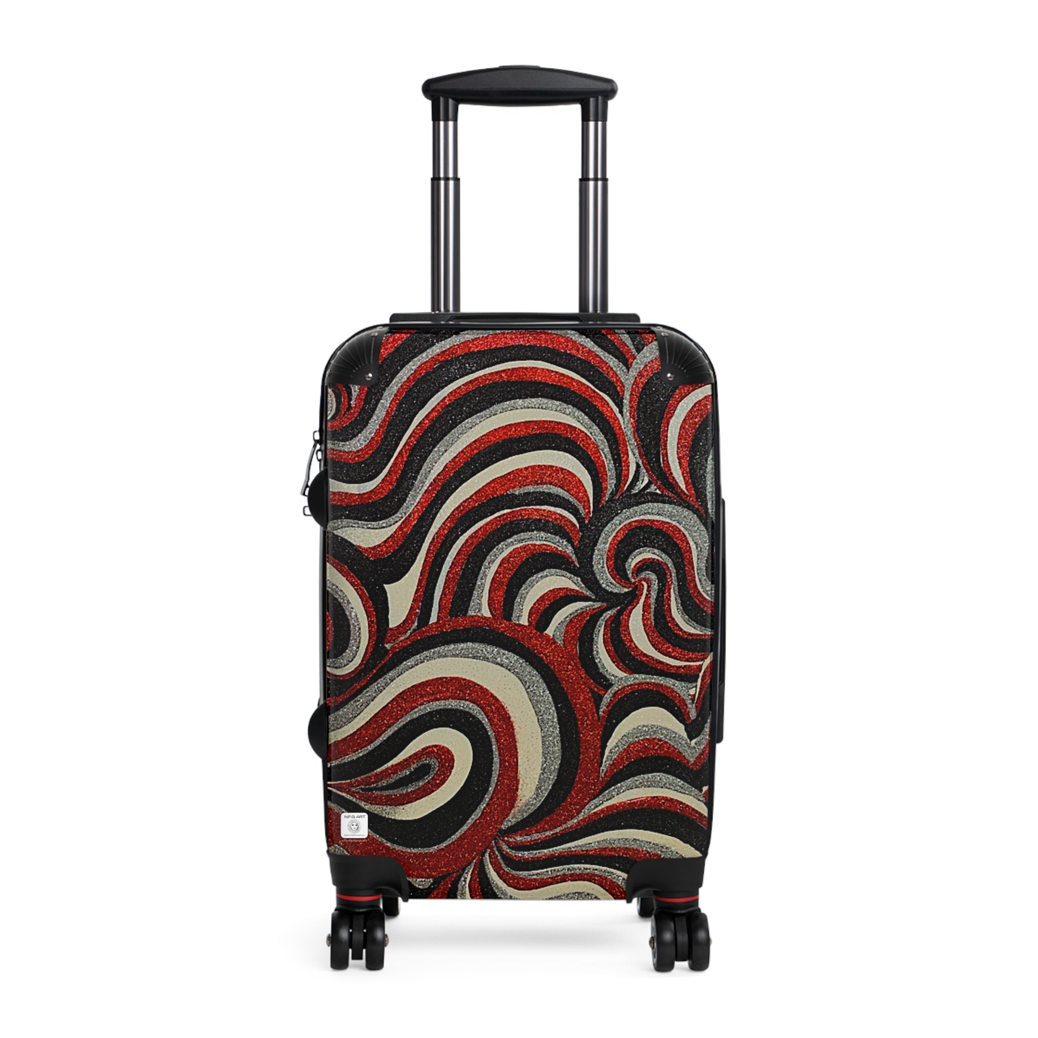 Black Cherry Art Suitcase