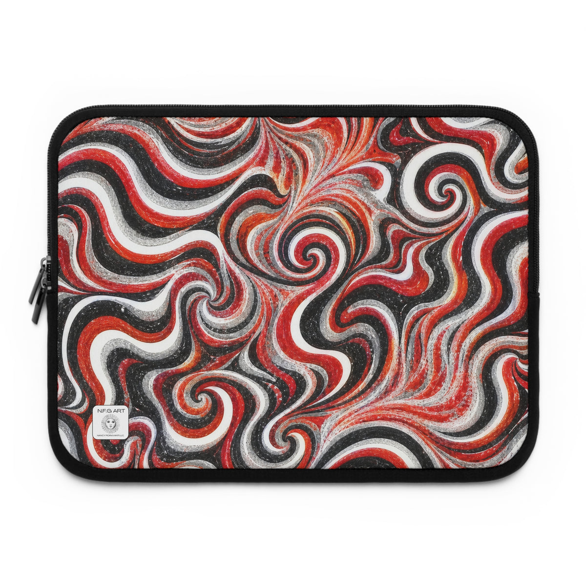 Back Cherry Laptop Sleeve 13″ – Water-Resistant Neoprene