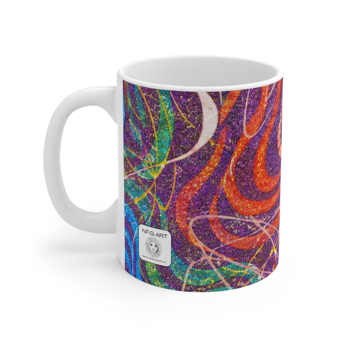 Space Art Mug 11oz – Ceramic Statement Drinkware