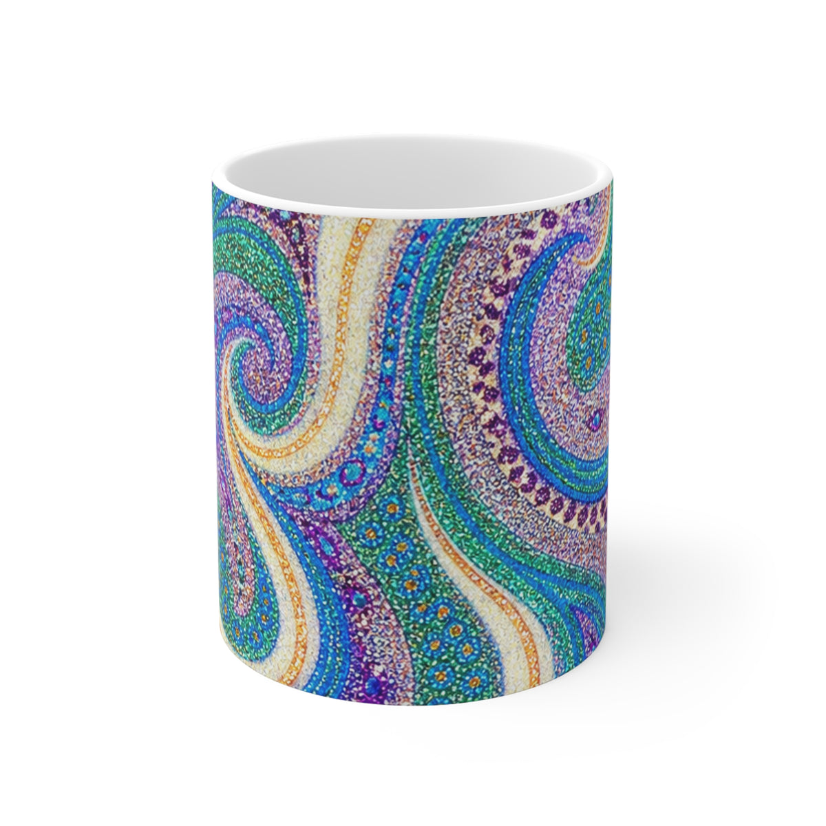 Grape Art Mug 11oz – Ceramic Statement Drinkware