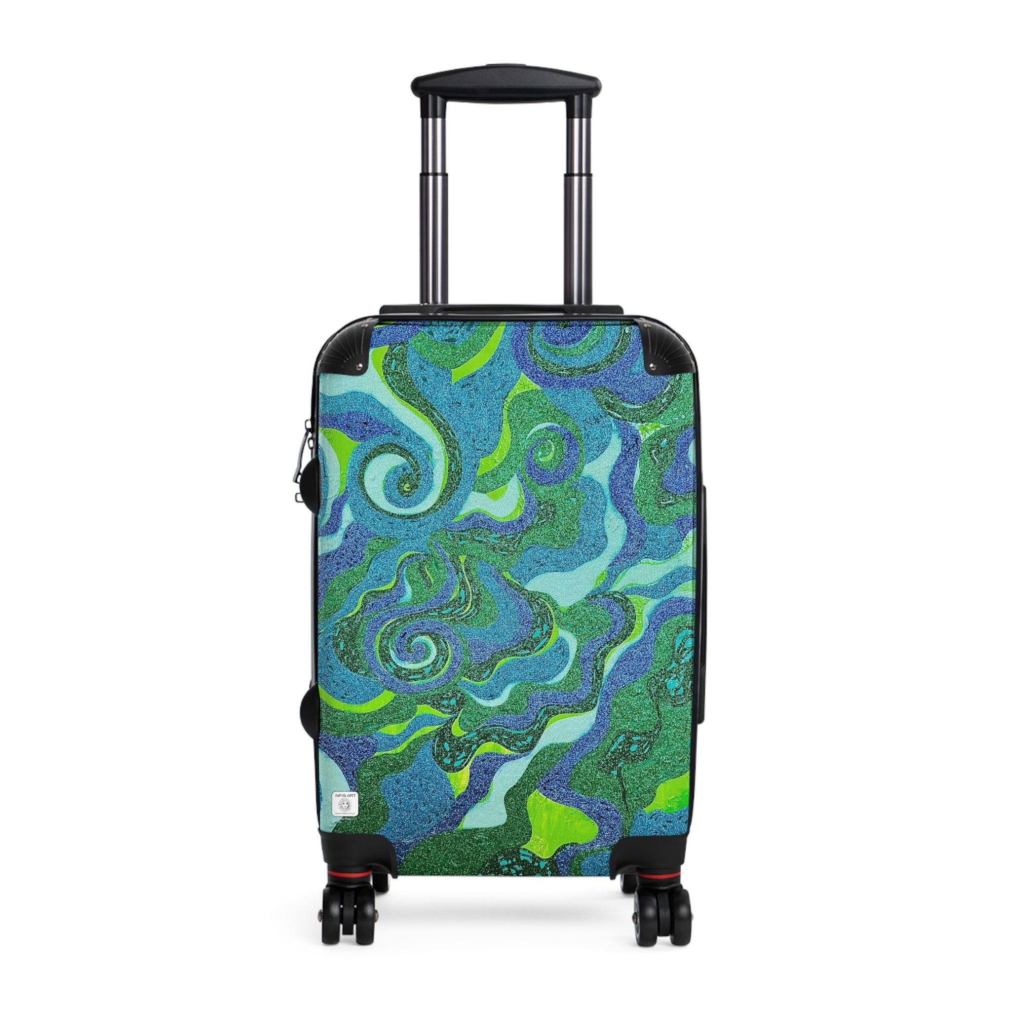 Green Ivy Art Suitcase