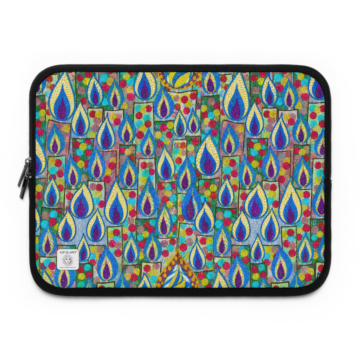 Candles Art Laptop Sleeve 13-inch - Water-Resistant Neoprene