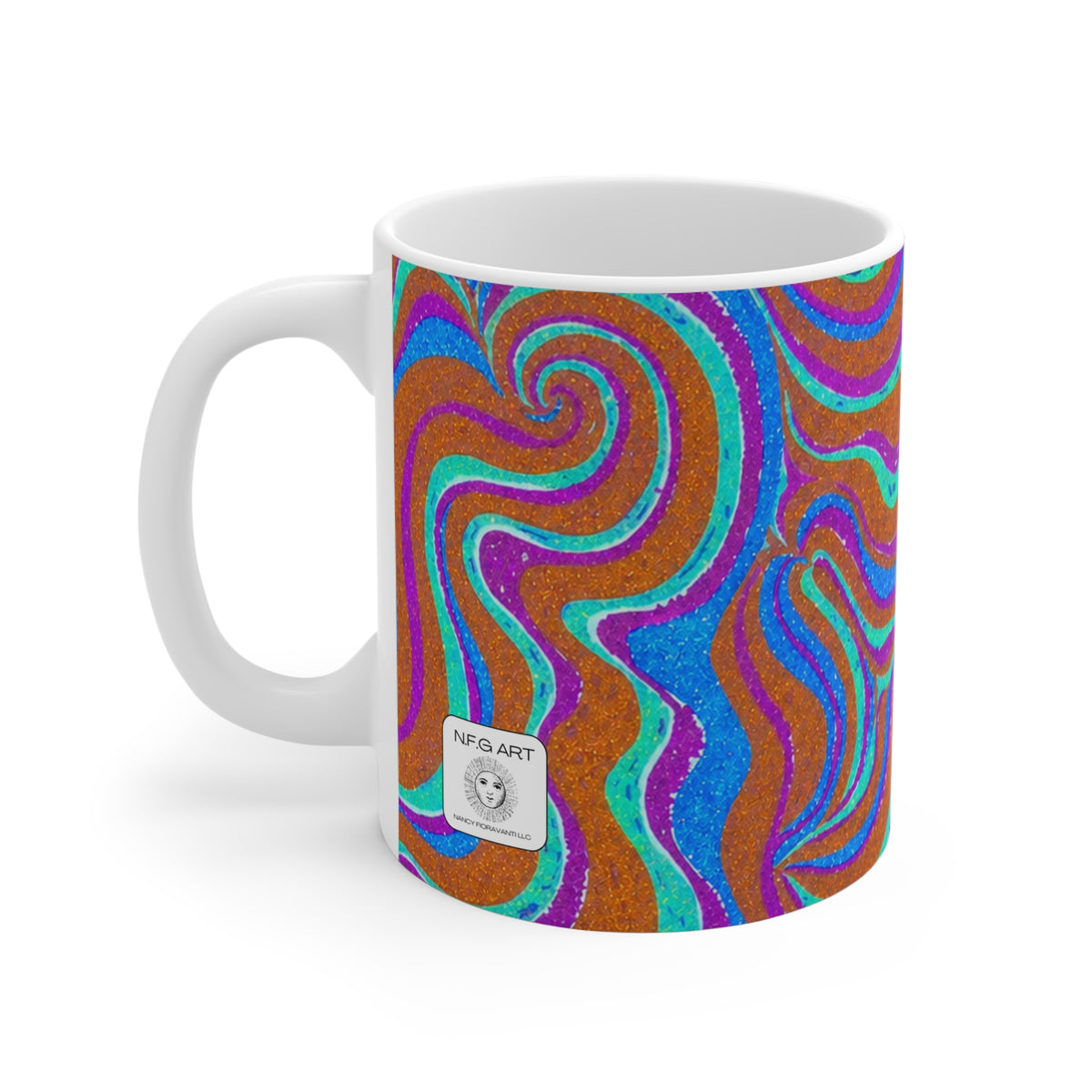 Focus Art Mug 11oz – Colorful Ceramic Drinkware