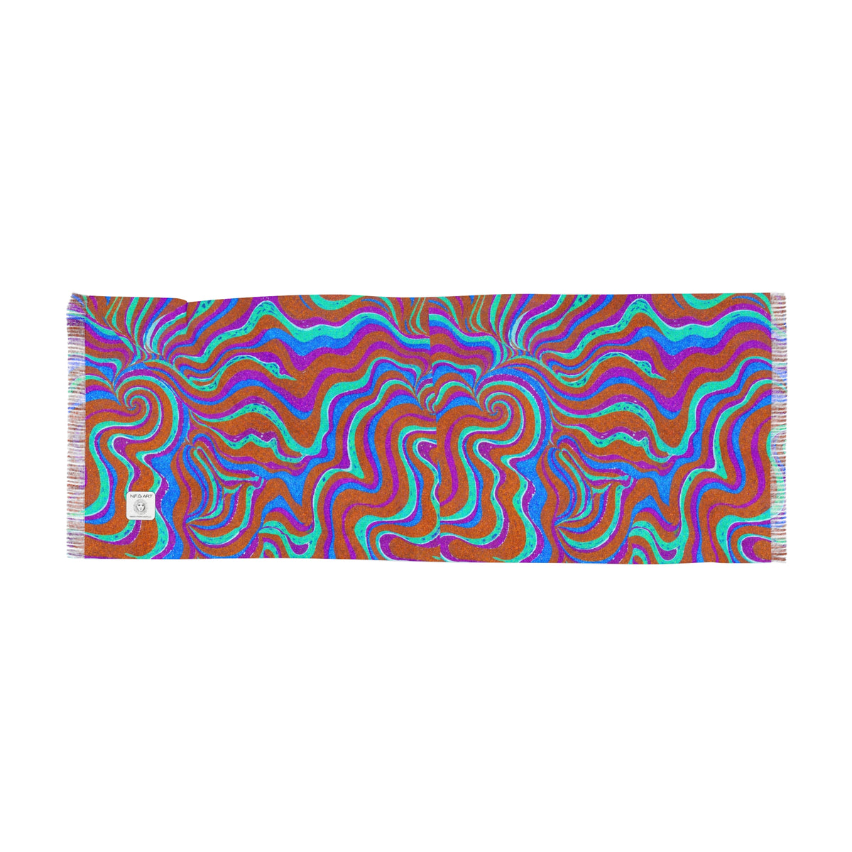 Focus Art Light Scarf 27×71 – Lightweight Statement Wrap