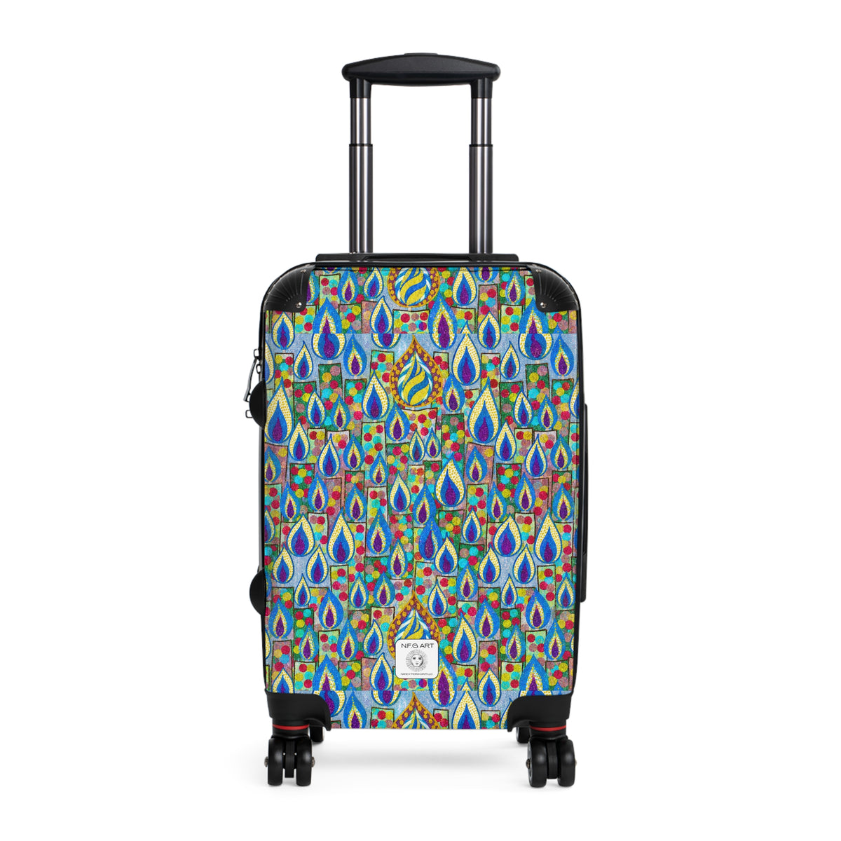Candles Art Suitcase – Hard-Shell Statement Luggage