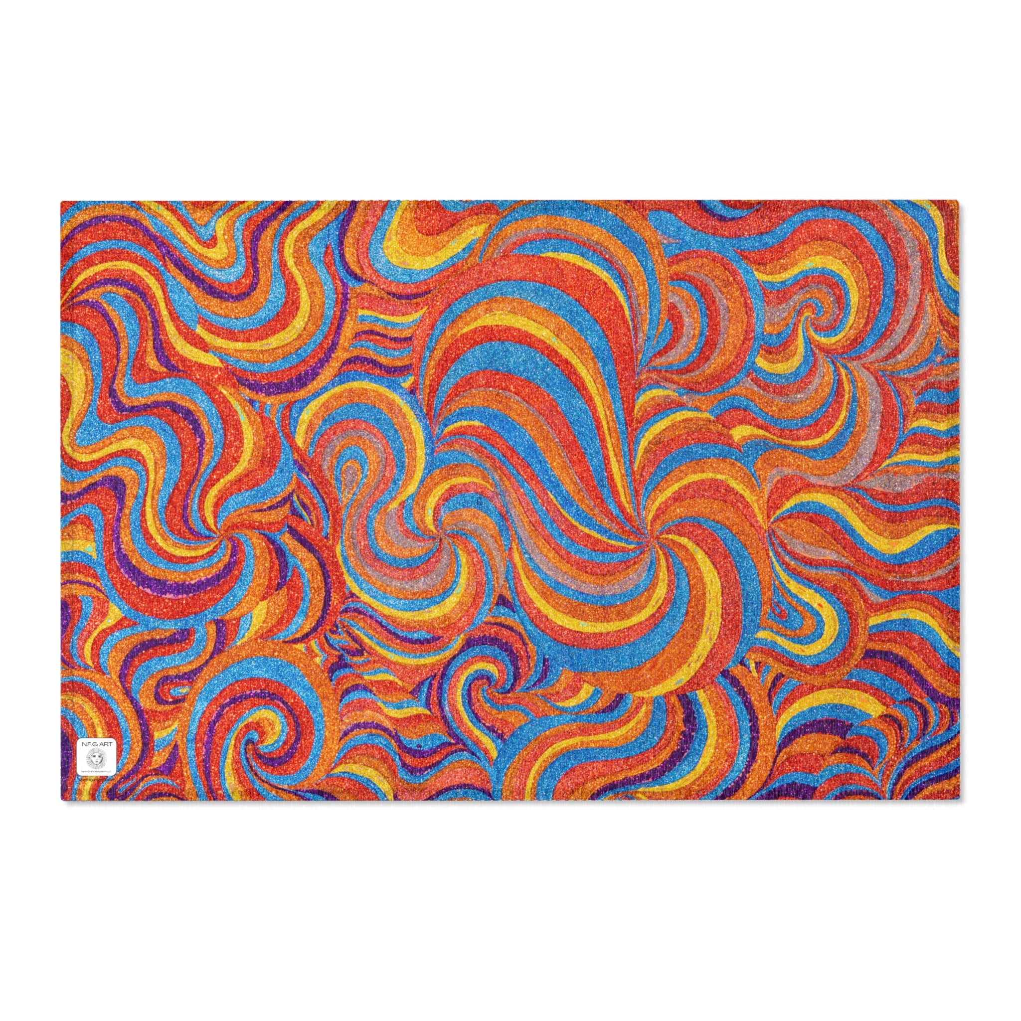 Battle of Emotions Area Rug