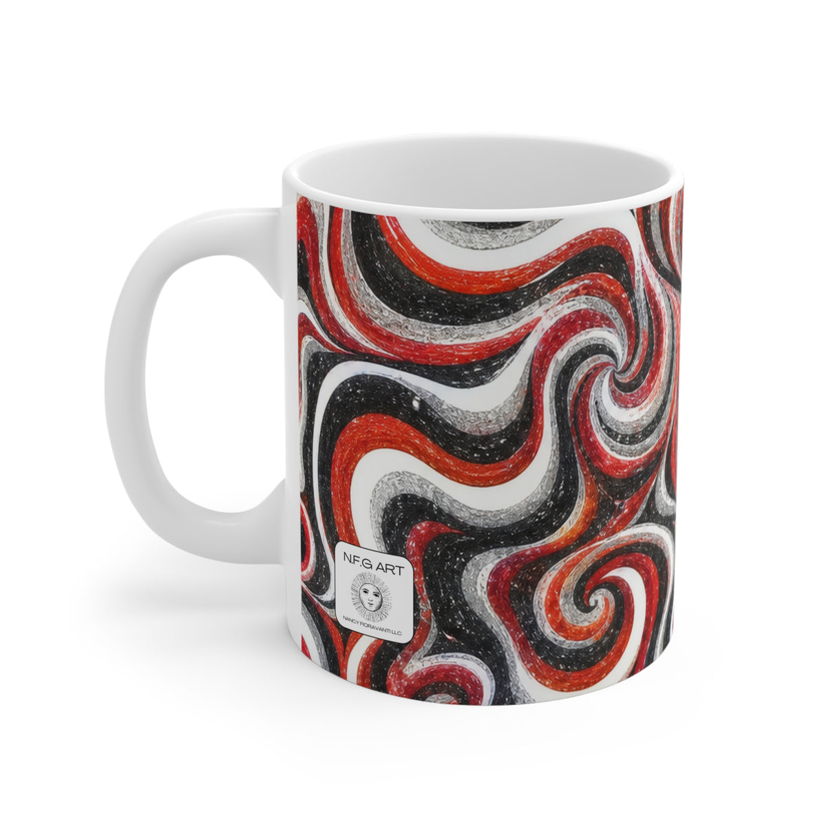Back Cherry Accent Mug 11oz