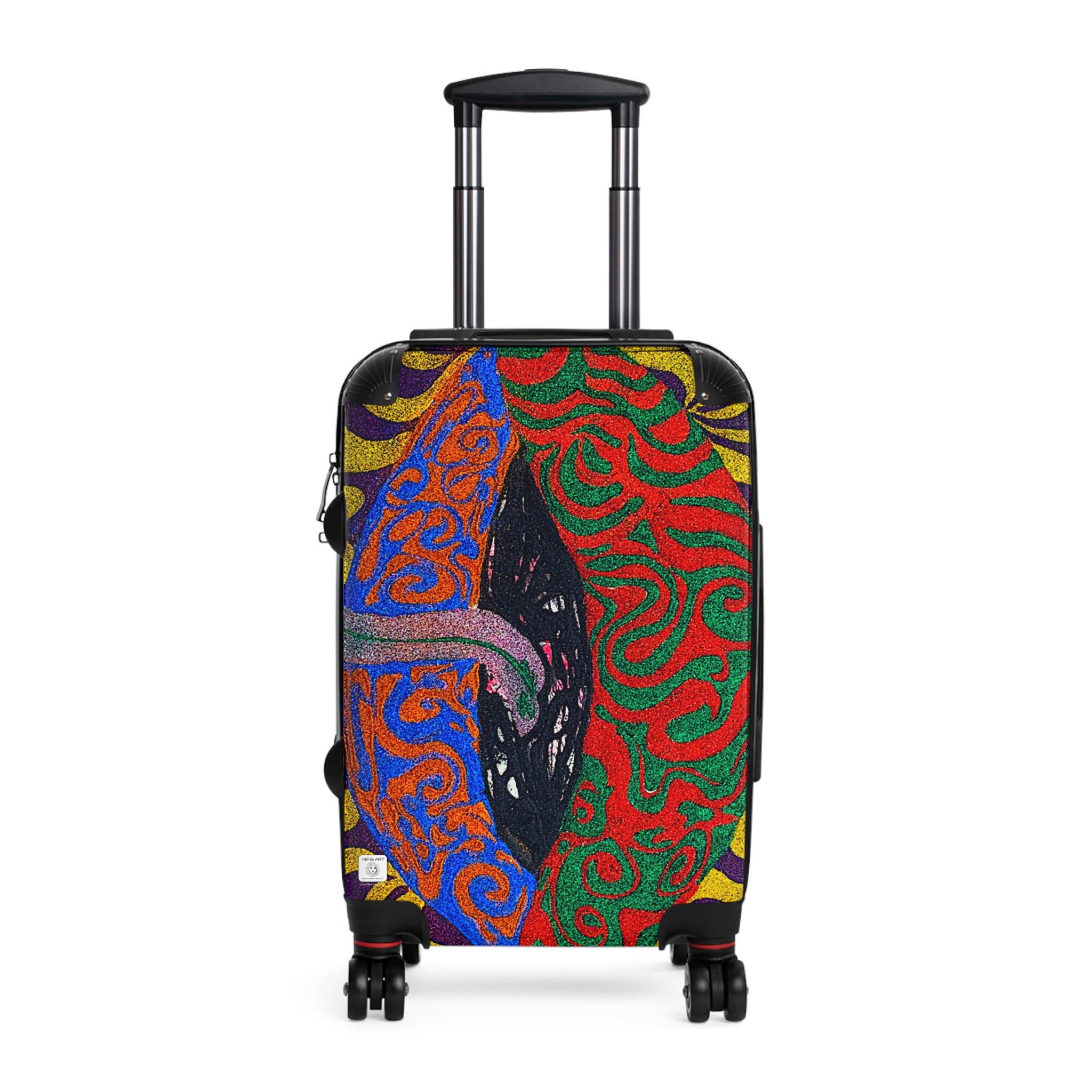 Snake Unicorn Art Suitcase