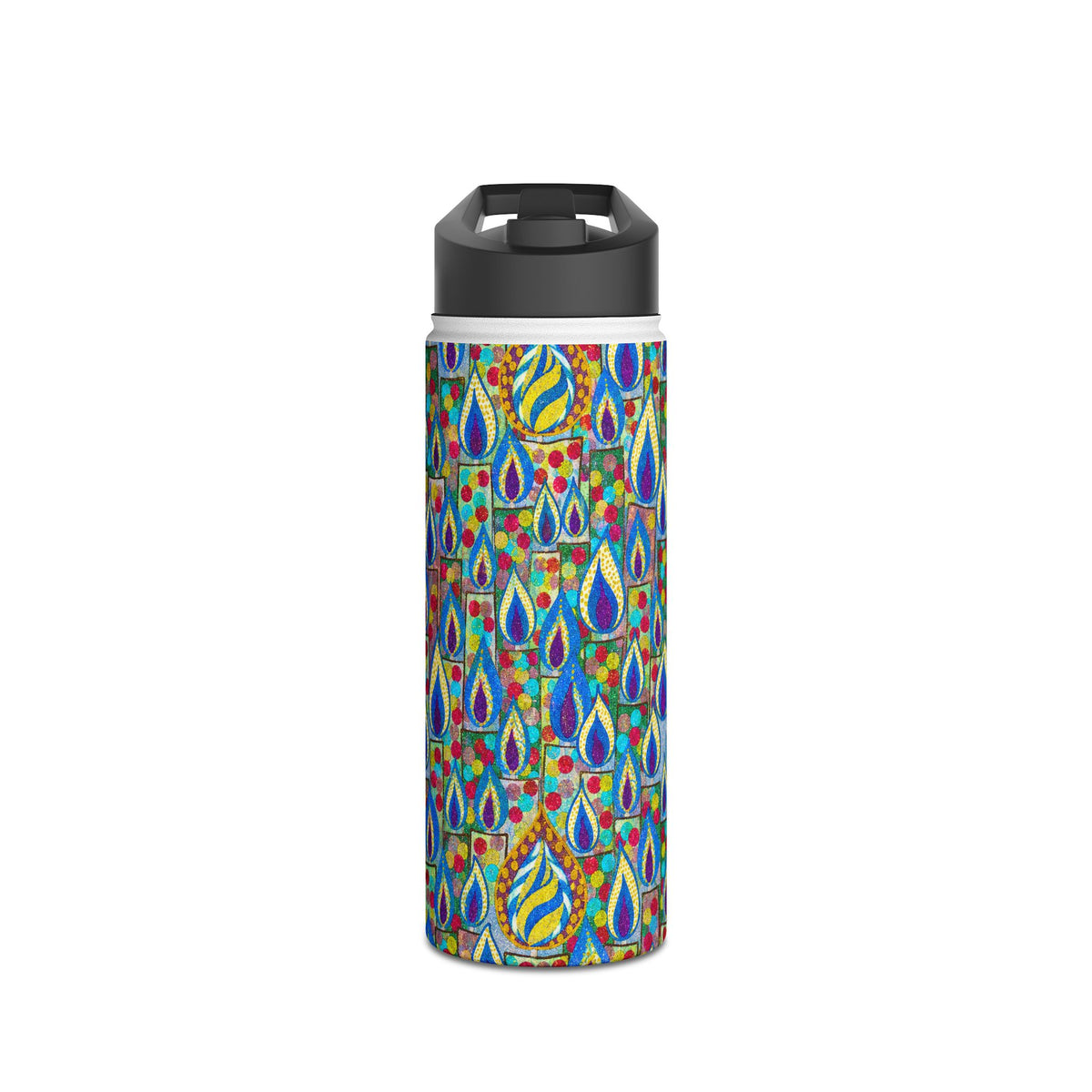 Candles Art Stainless Steel Water Bottle – Insulated Standard Lid