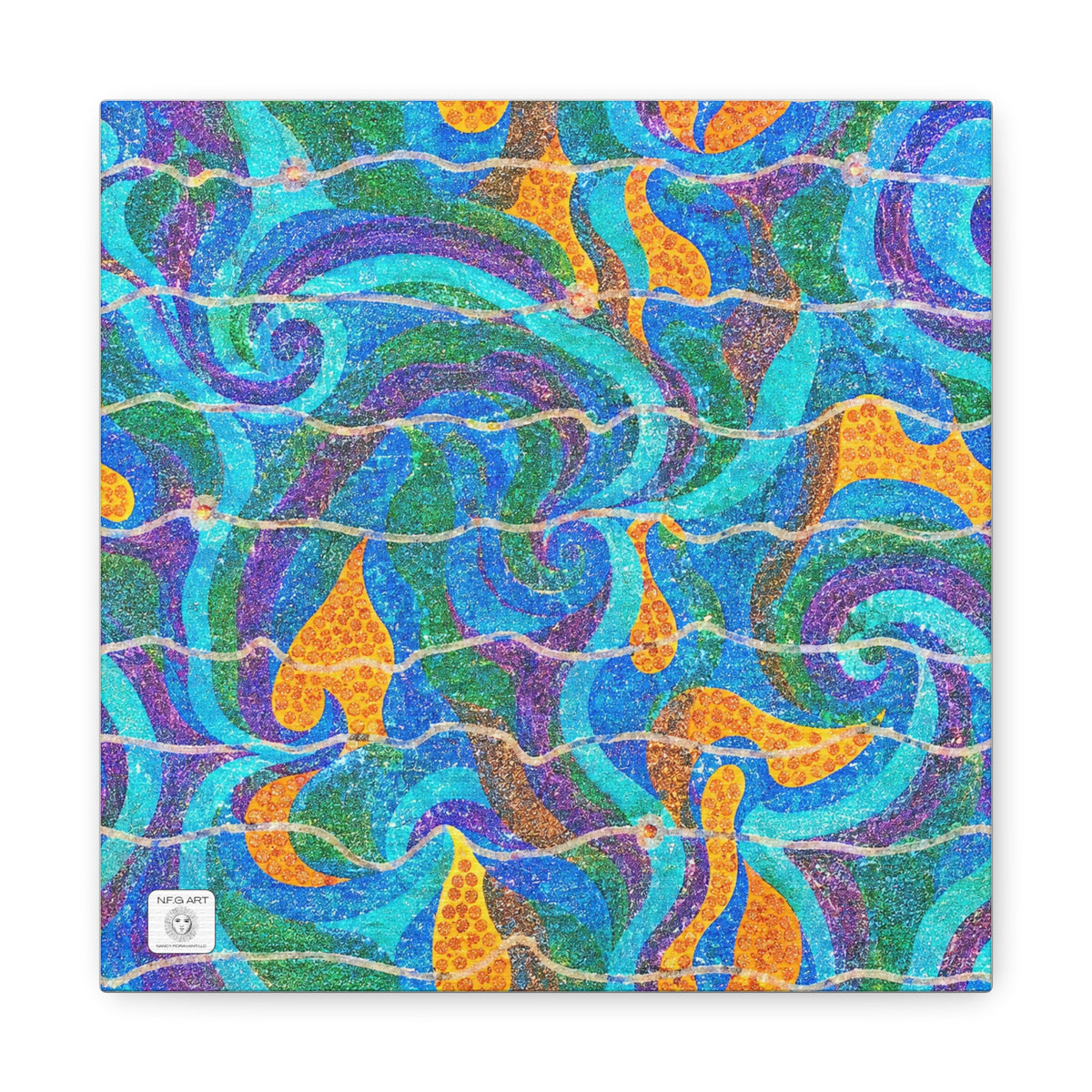 More Over Art Canvas Print – Square Matte Stretched Wall Art