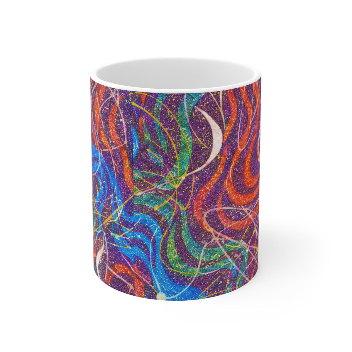 Space Art Mug 11oz – Ceramic Statement Drinkware