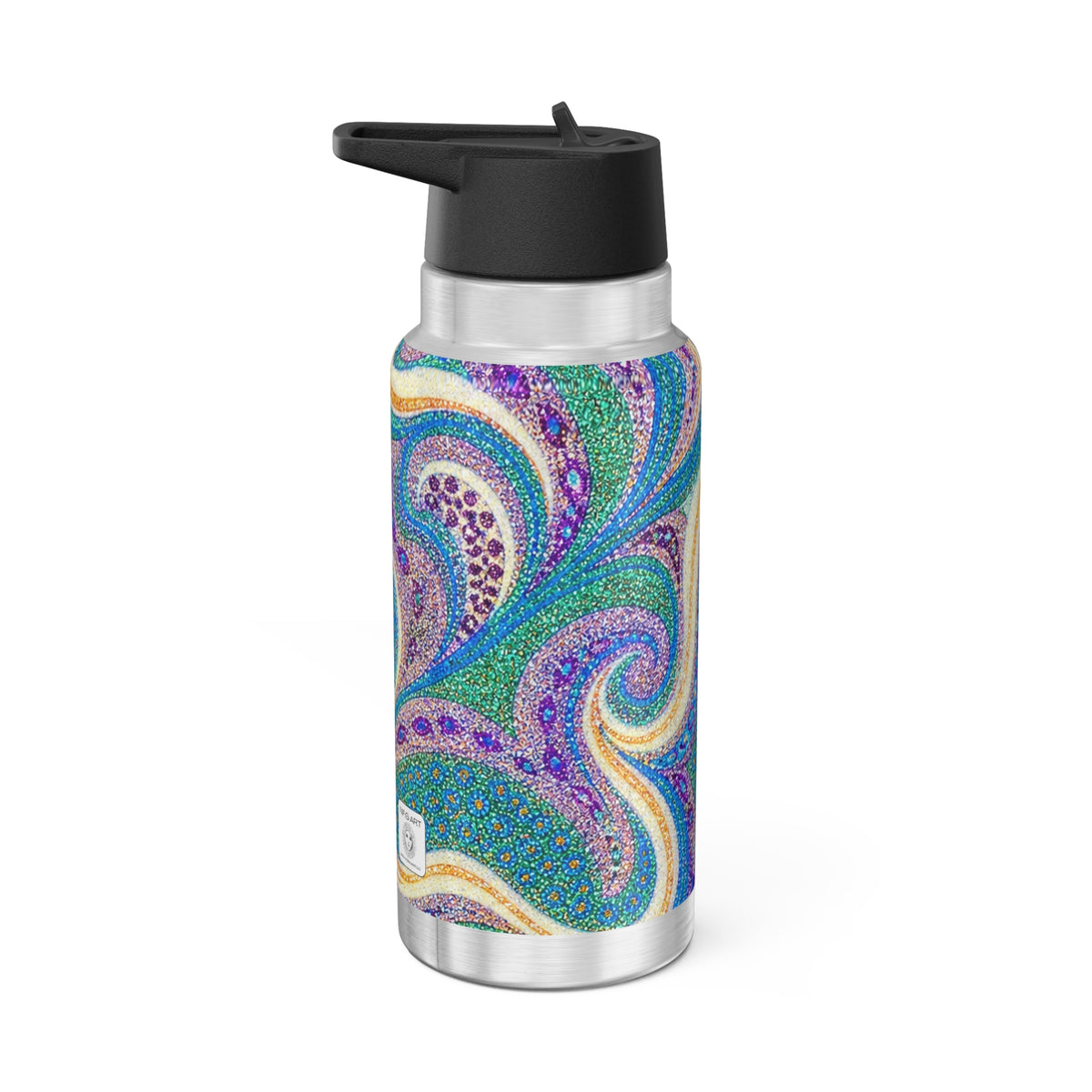 Grape Art Tumbler 32oz - Insulated Stainless Steel Drinkware