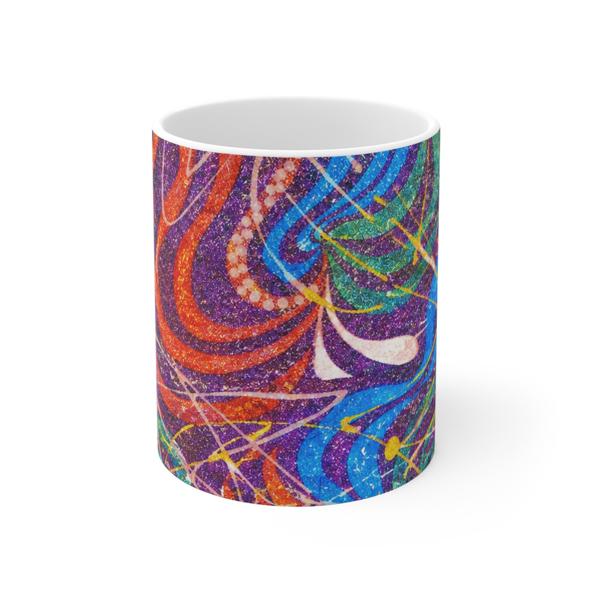 Space Art Mug 11oz – Ceramic Statement Drinkware