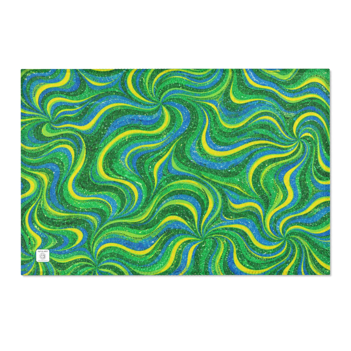 LIFE Art Area Rug 36x24 - Colorful Chenille Accent