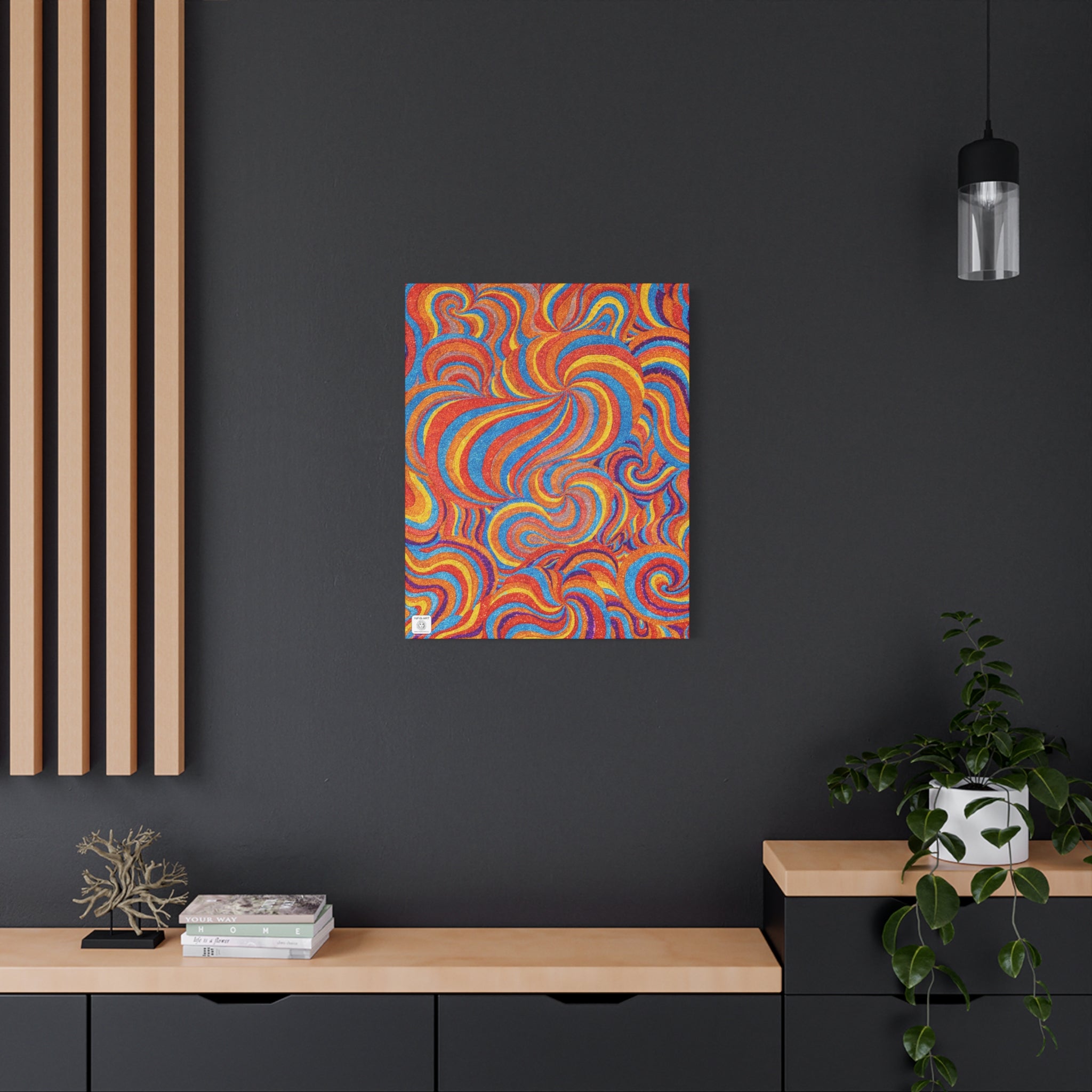 BATTLE OF EMOTIONS Canvas Print