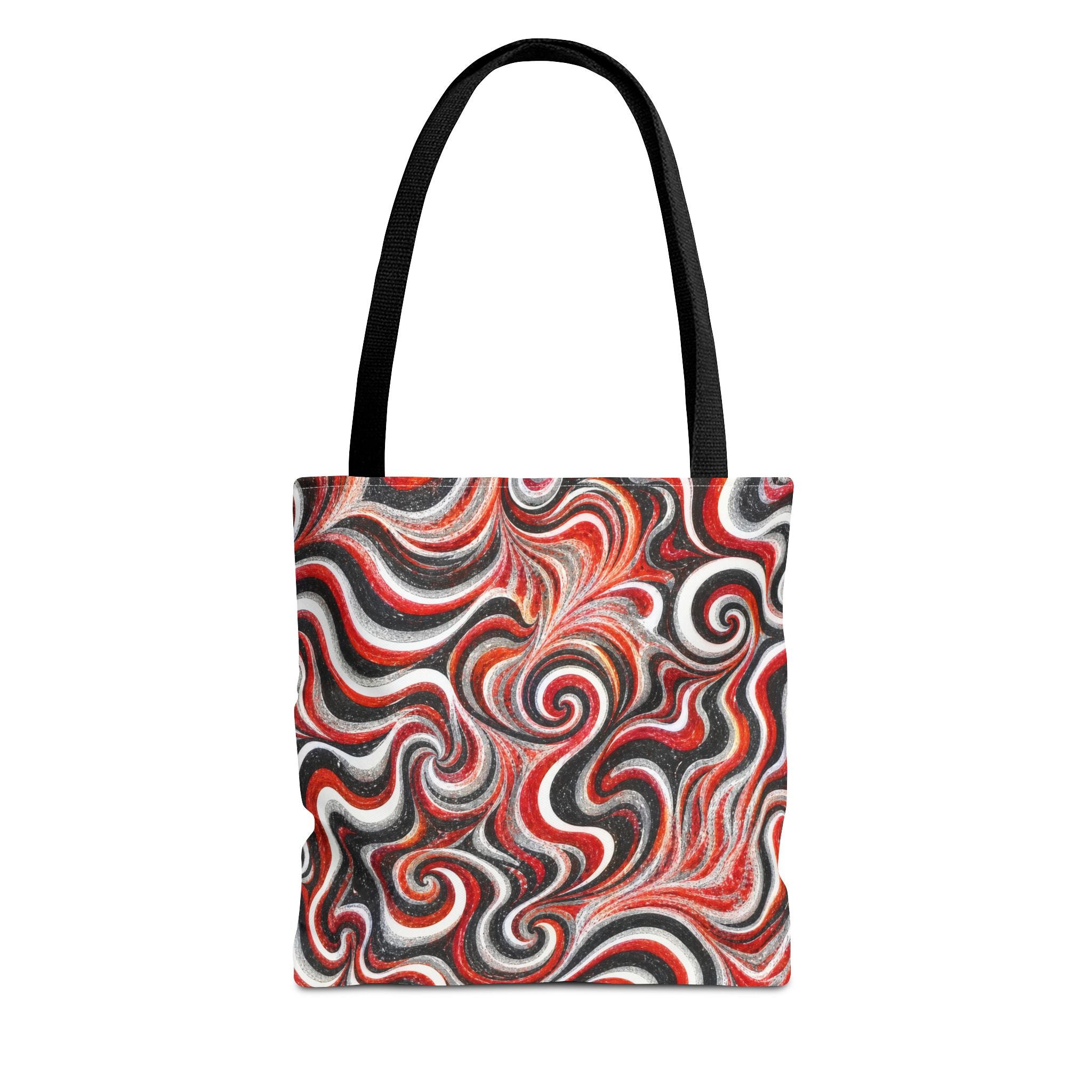 Back Cherry Art Tote Bag – All-Over Print Carryall