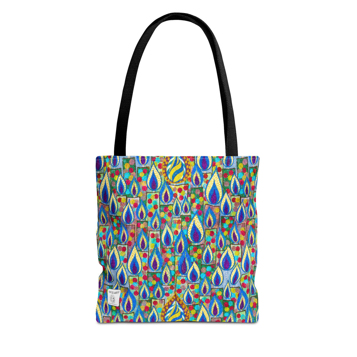 Candles Art Tote Bag – All-Over Print Carryall
