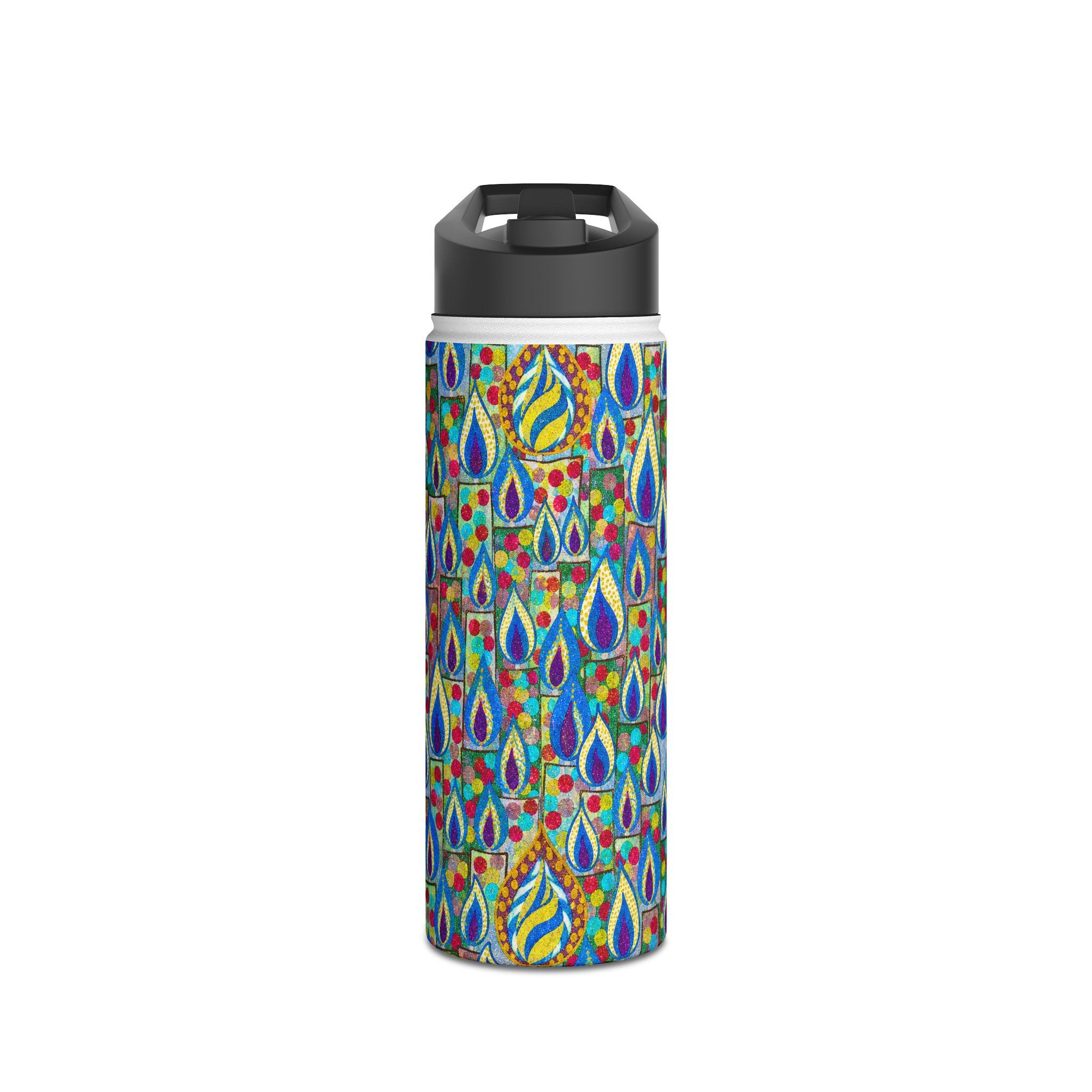 Candles Art Stainless Steel Water Bottle – Insulated Standard Lid