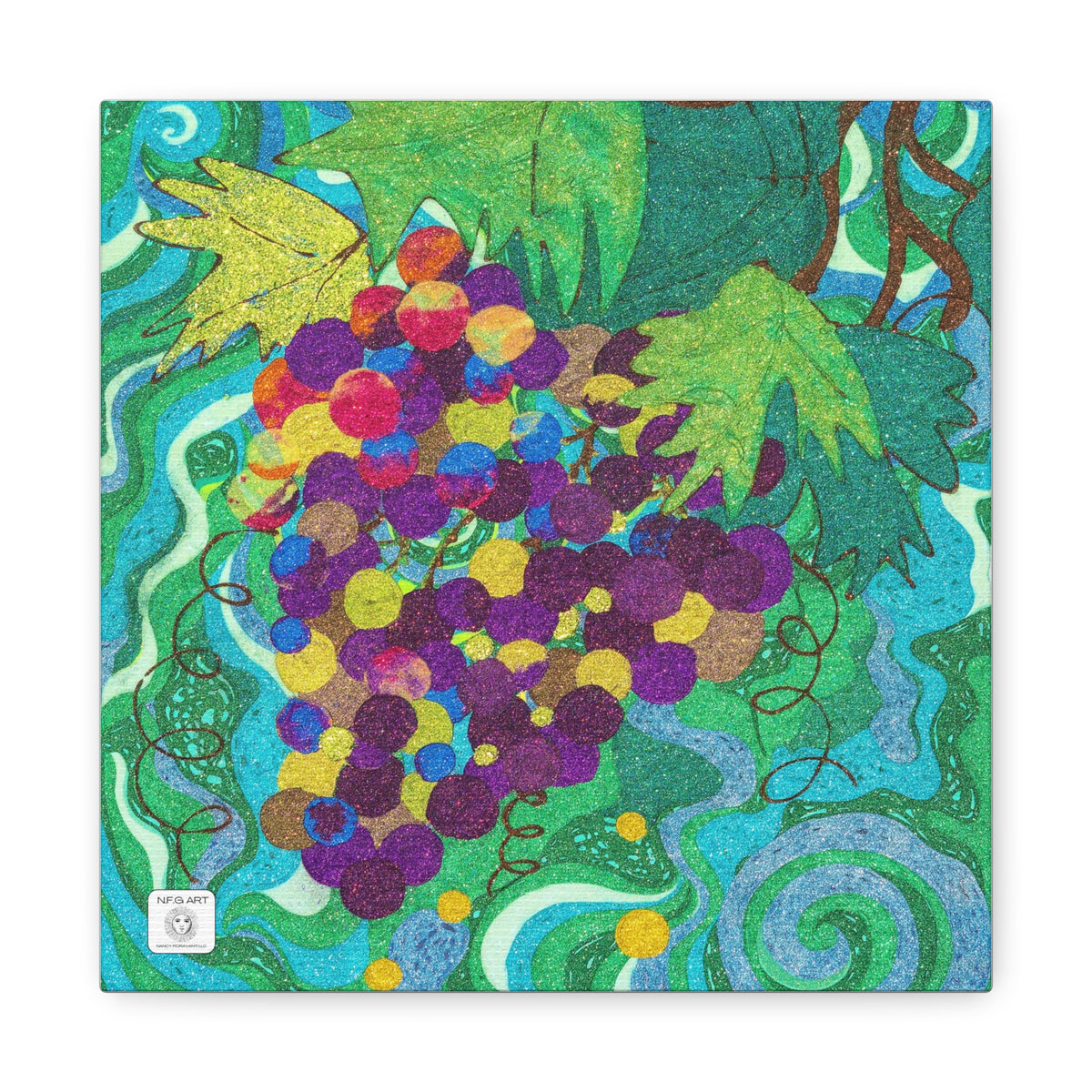 The Vine Art Canvas Print – Square Matte Wall Art