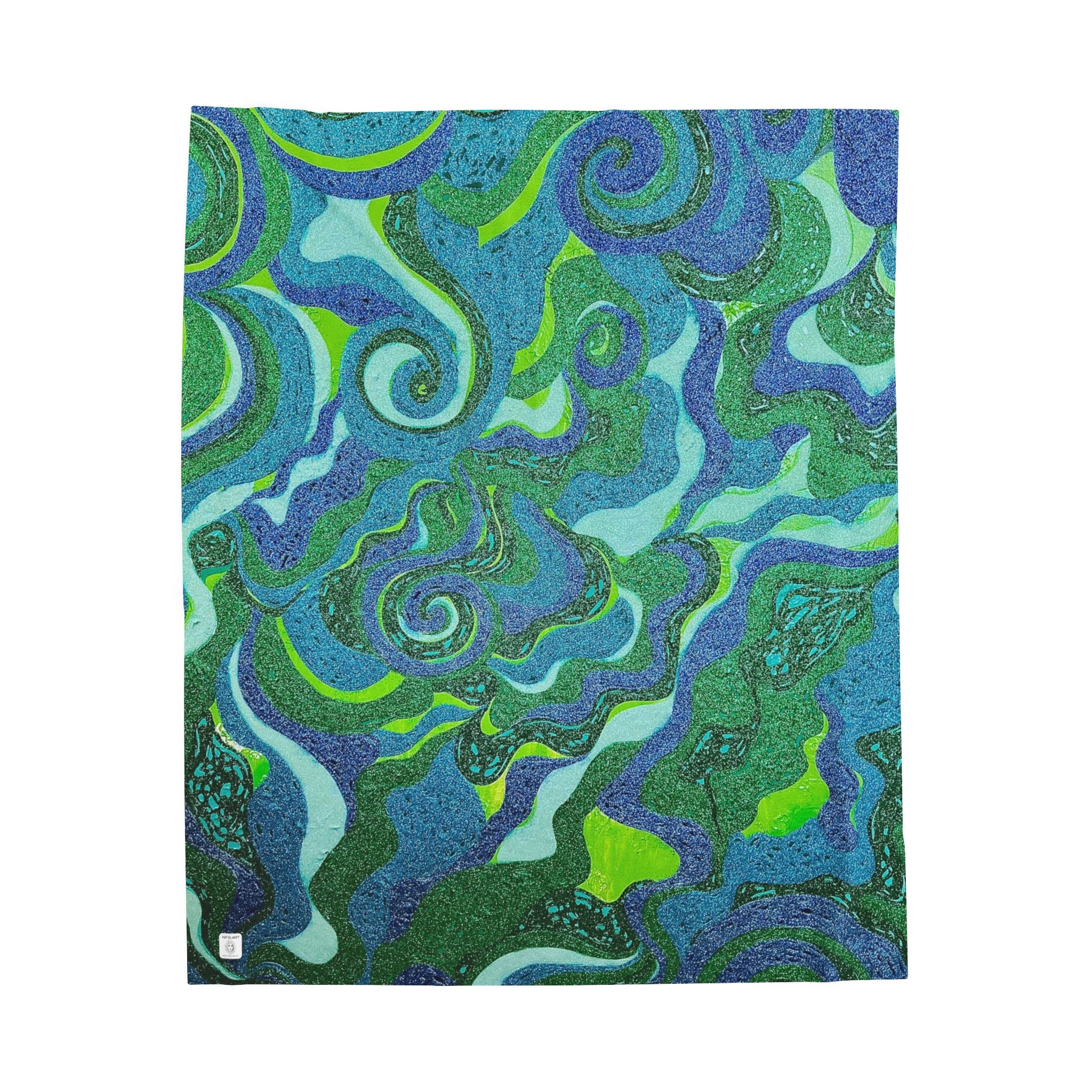 Green Ivy Plush Blanket