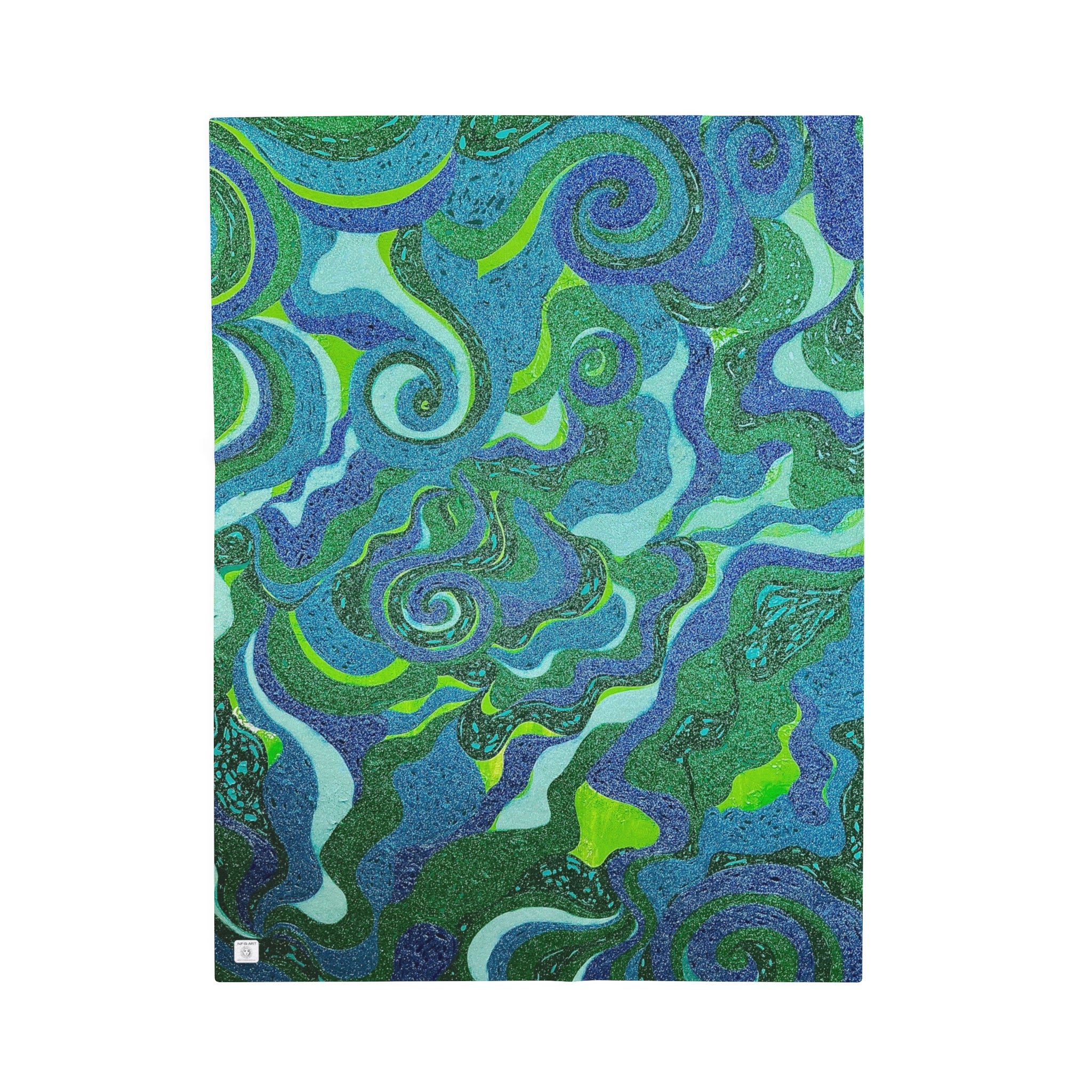 Green Ivy Plush Blanket