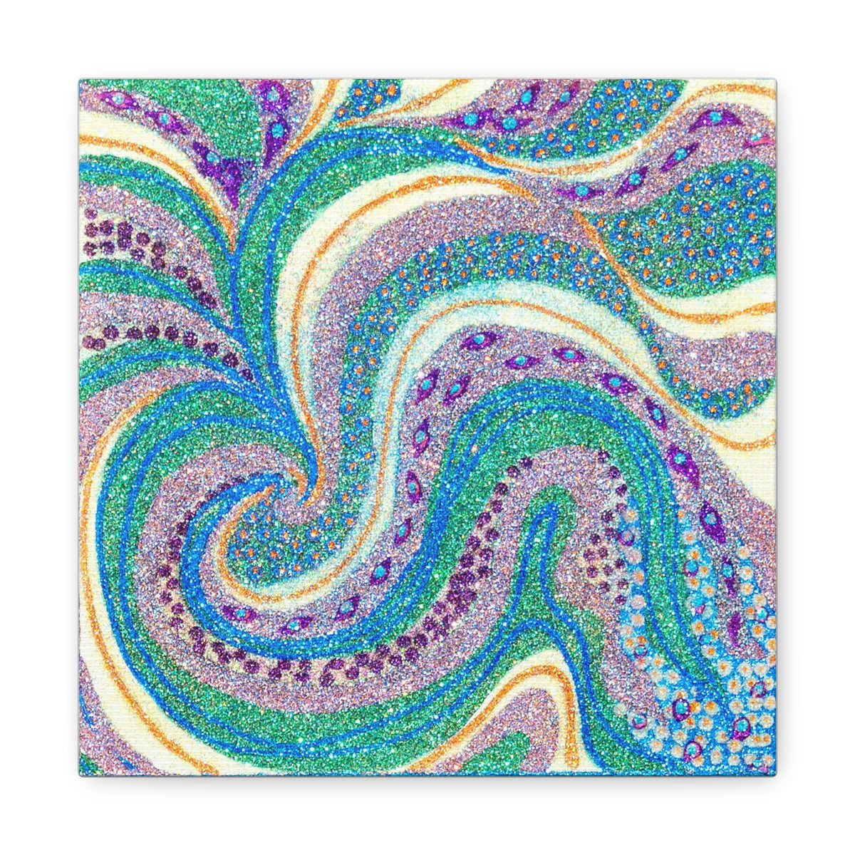 Grape Art Canvas Print – Square Matte Stretched Wall Decor