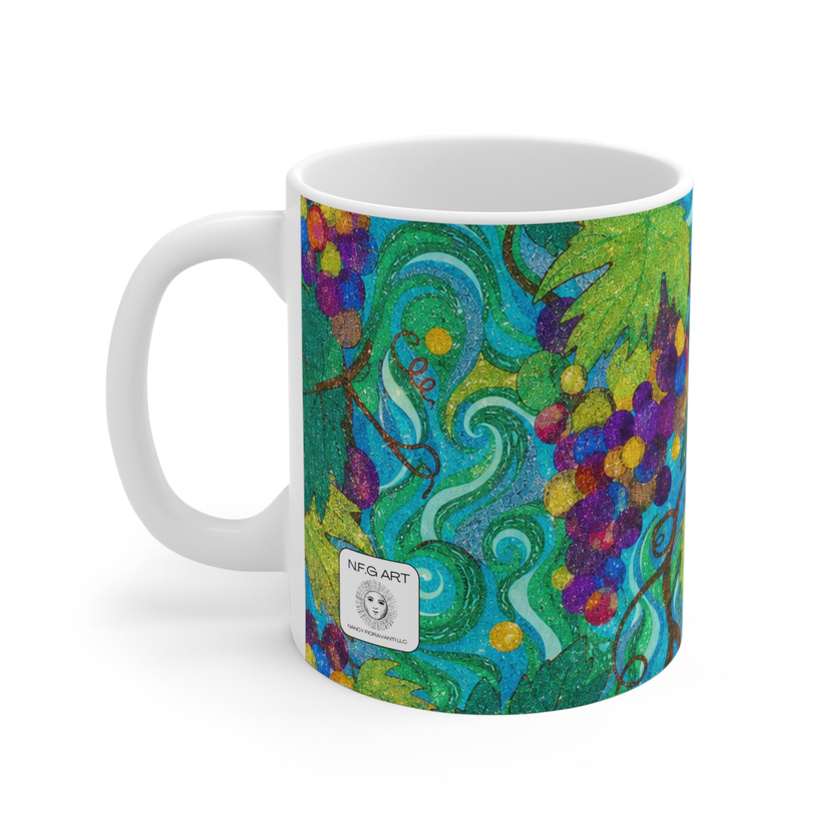The Vine Art Mug 11oz – Ceramic Statement Drinkware