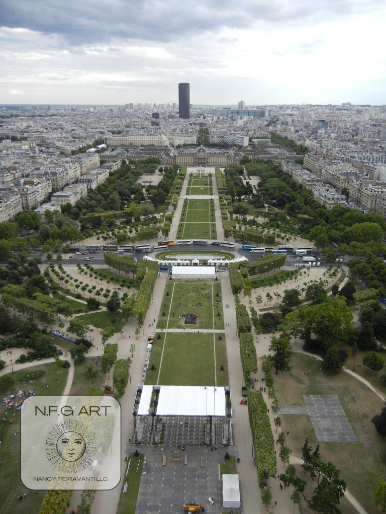 73. High View from Eiffel Tower FR
