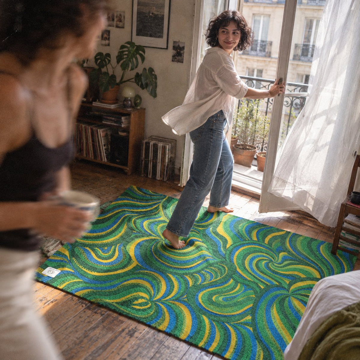 LIFE Art Area Rug 36x24 - Colorful Chenille Accent