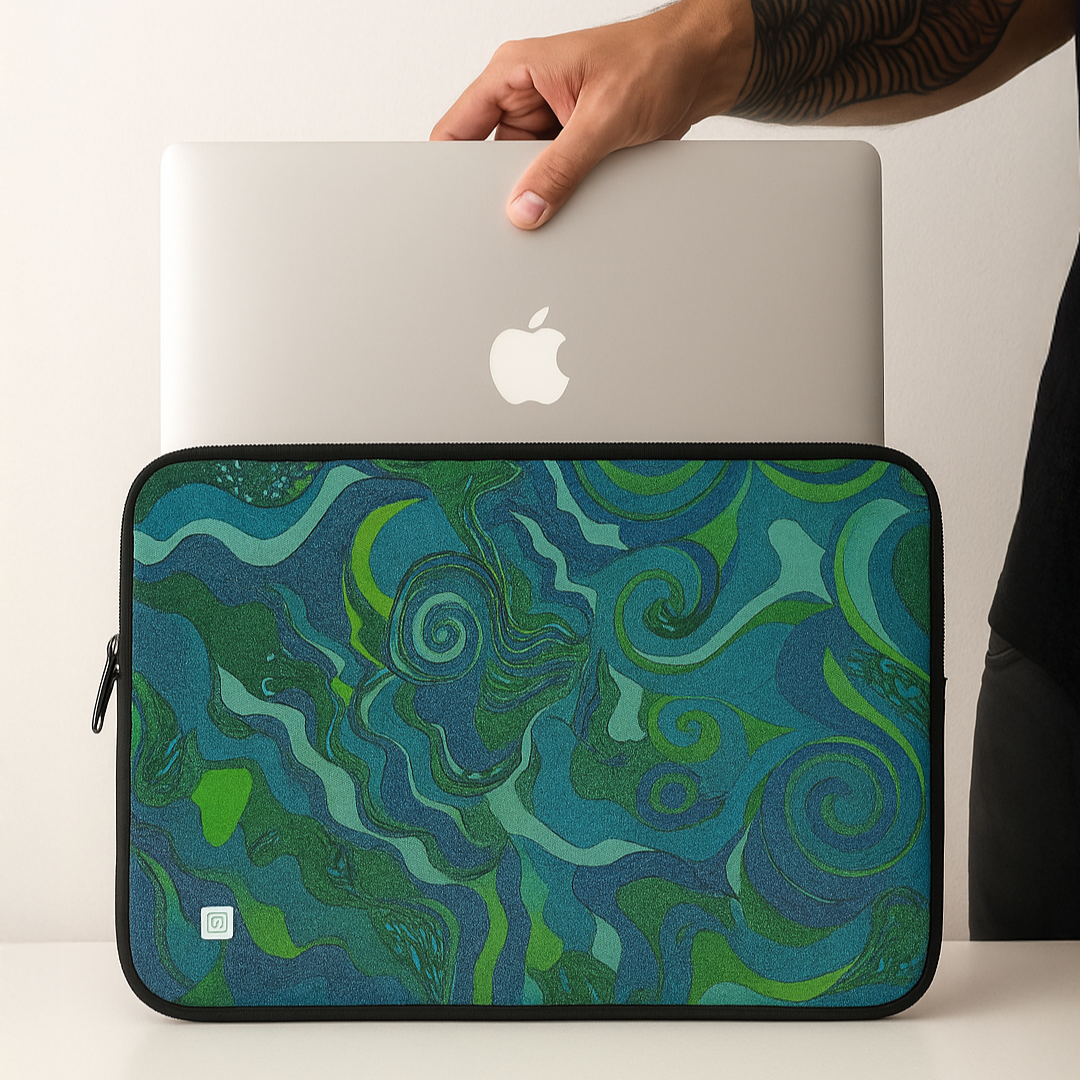 Green Ivy Art Laptop Sleeve